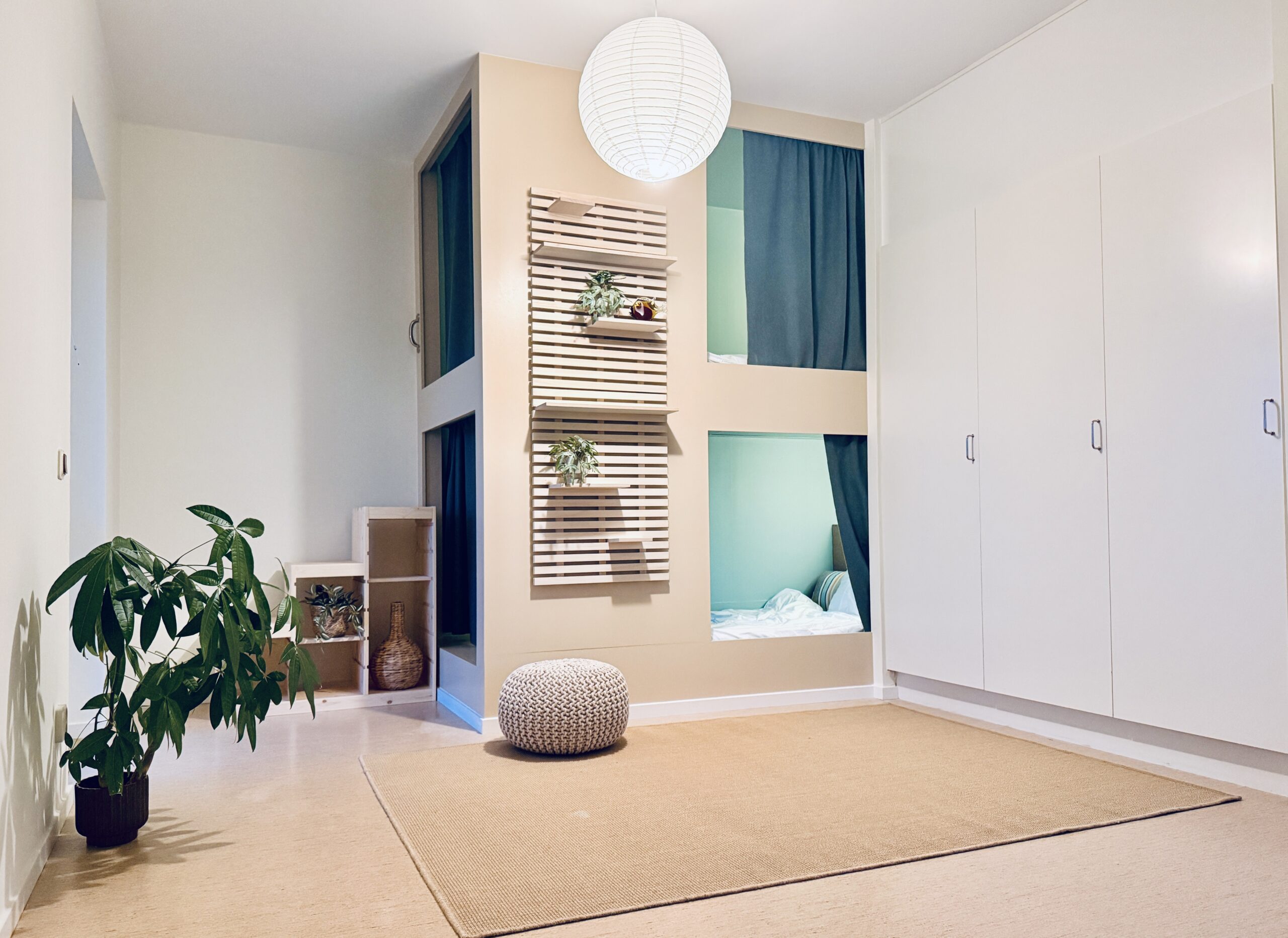 Pod in a shared bedroom